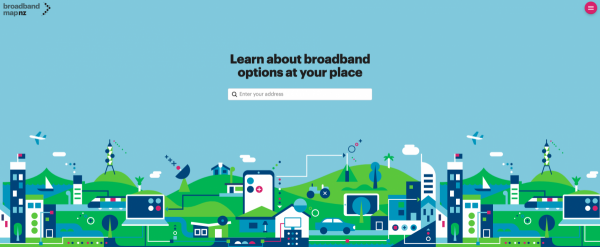 InternetNZ Broadband map