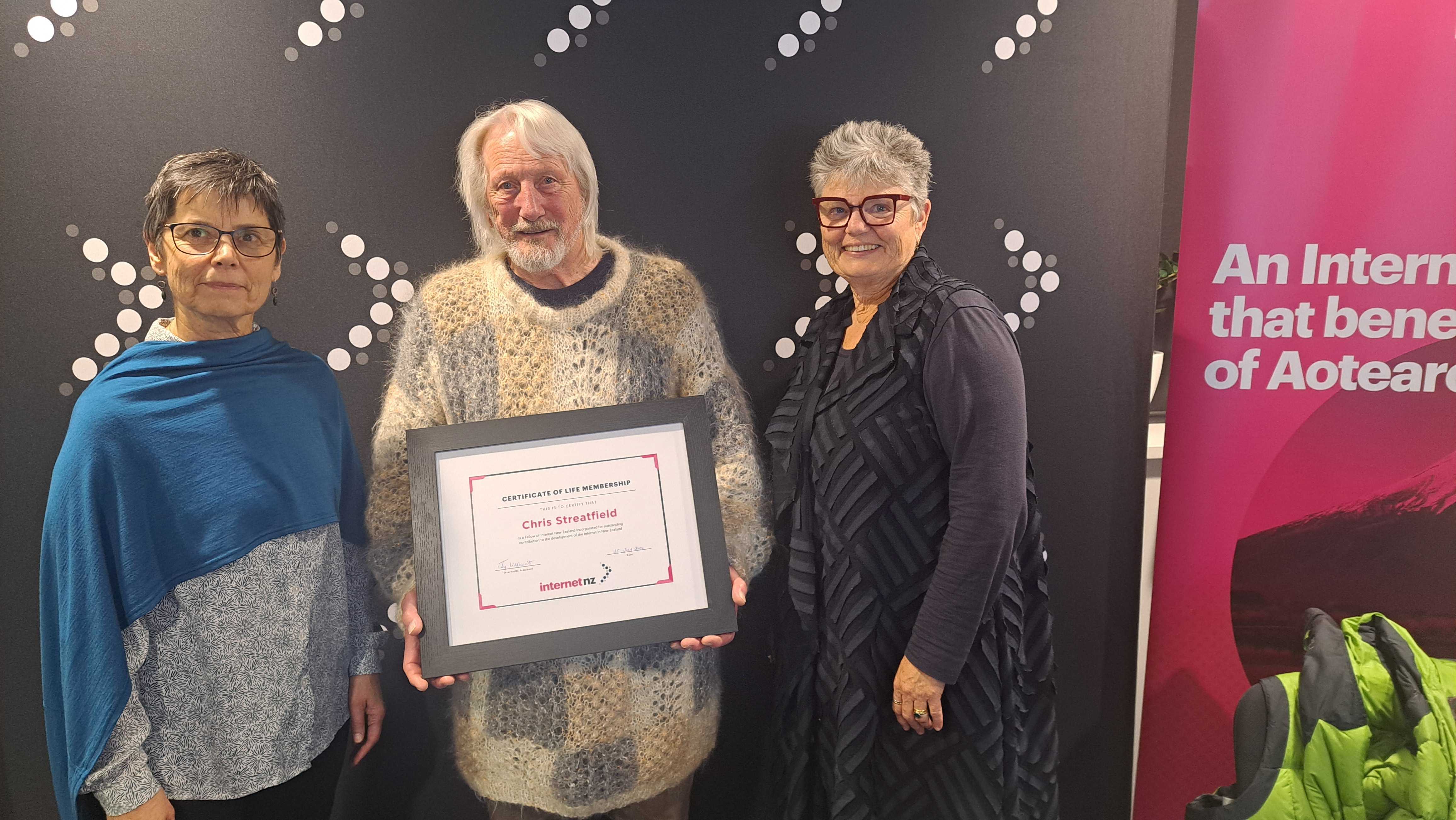 Joy Liddicoat, Chris Streatfield, and Vivien Maidabon